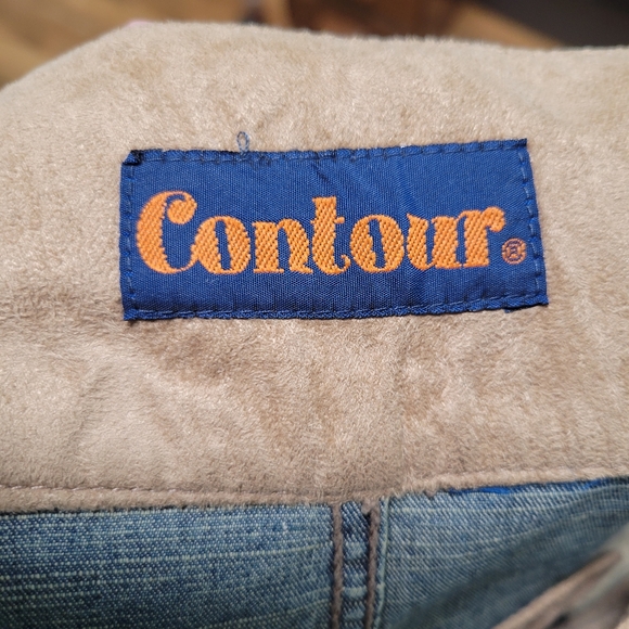Contour Y2k Denim and Suede Skirt - Picture 8 of 9
